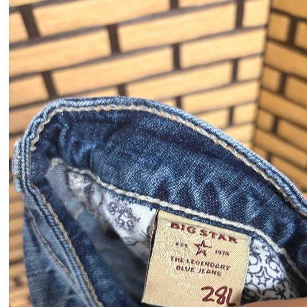 Big Star Sweet Ultra Low Rise Jeans Size 28L - Picture 8 of 9